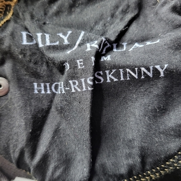 Daily Ritual High Rise Skinny Jeans Size 24Short - Picture 9 of 12